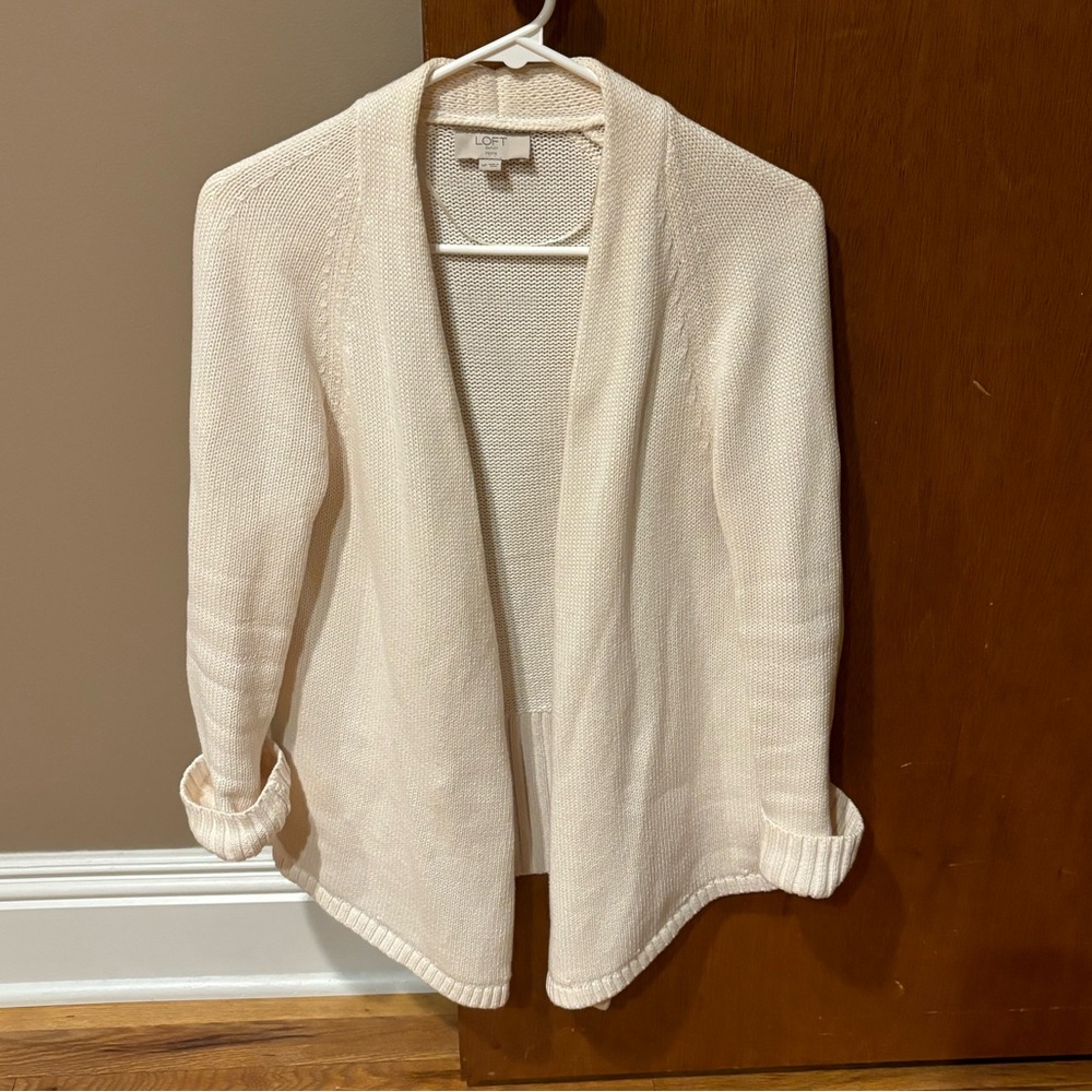 Loft Outlet Petite Medium Beige Sweater
